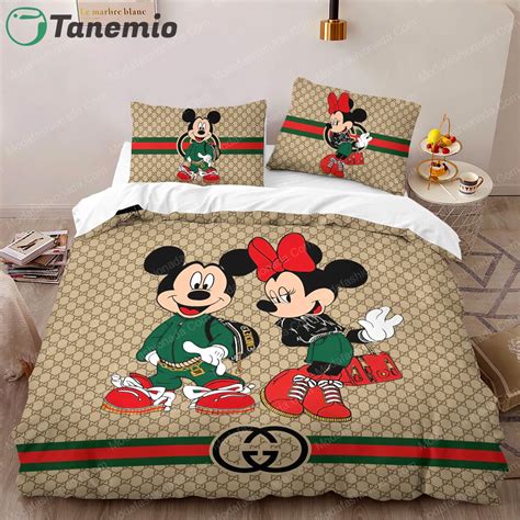 Gucci mickey mouse bedding